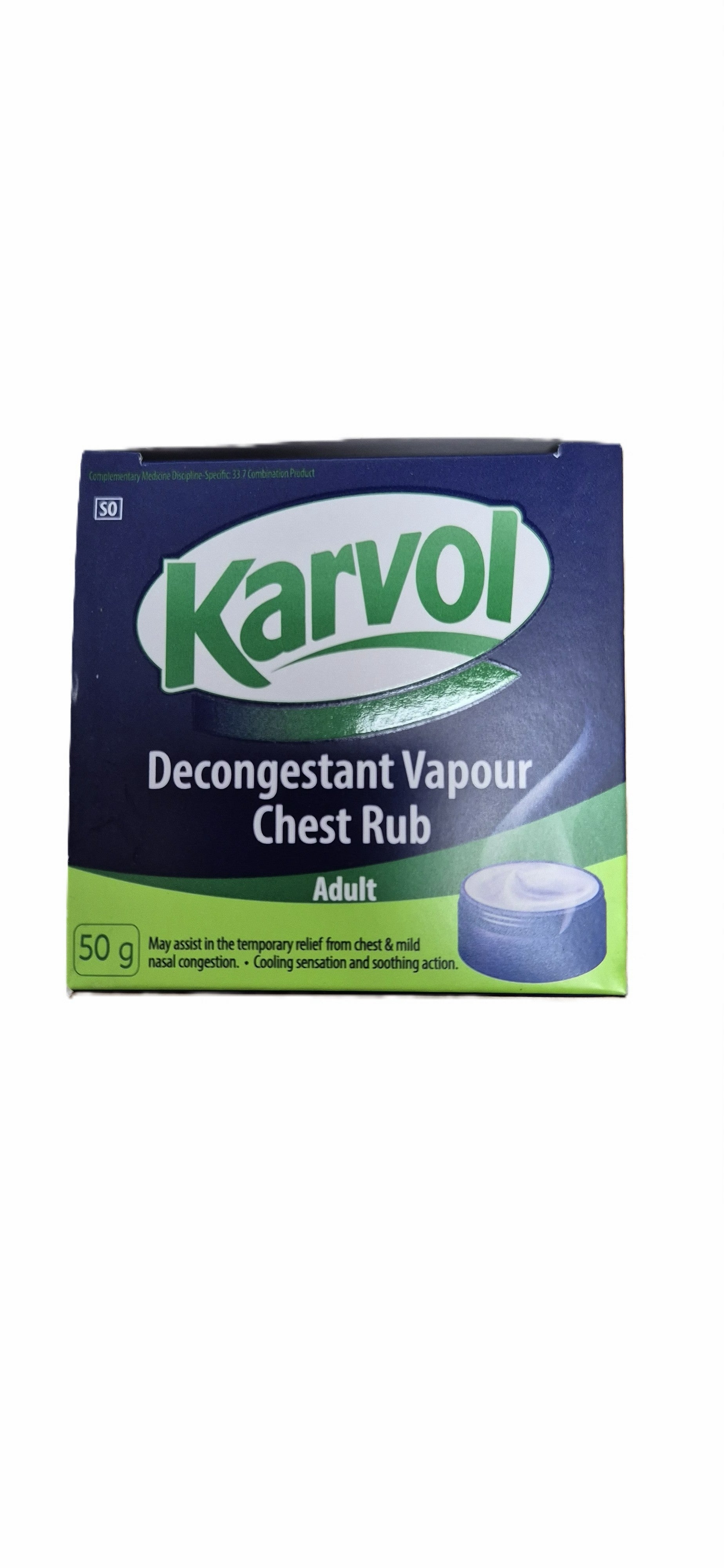Karvol Decongestant Vapour Chest Rub Adult