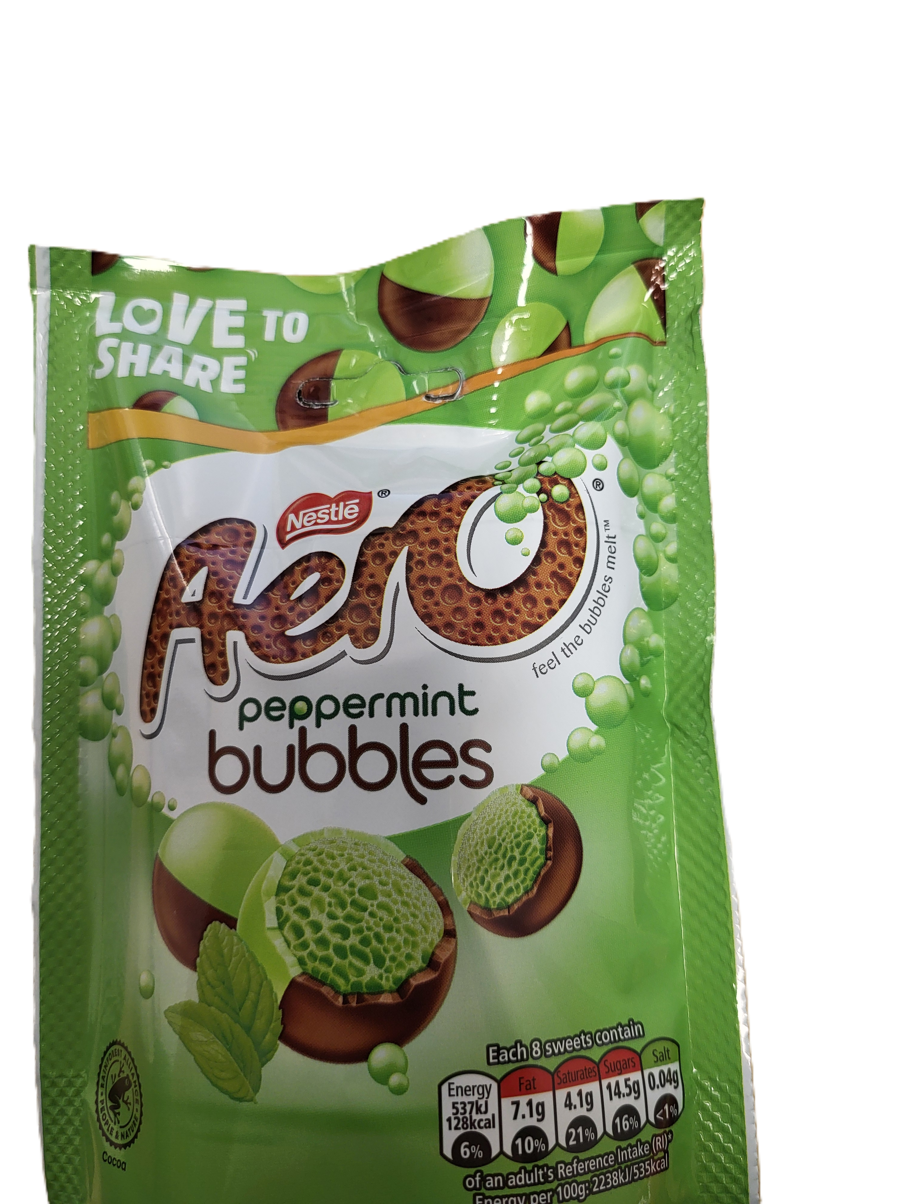 Nestle aero peppermint bubbles