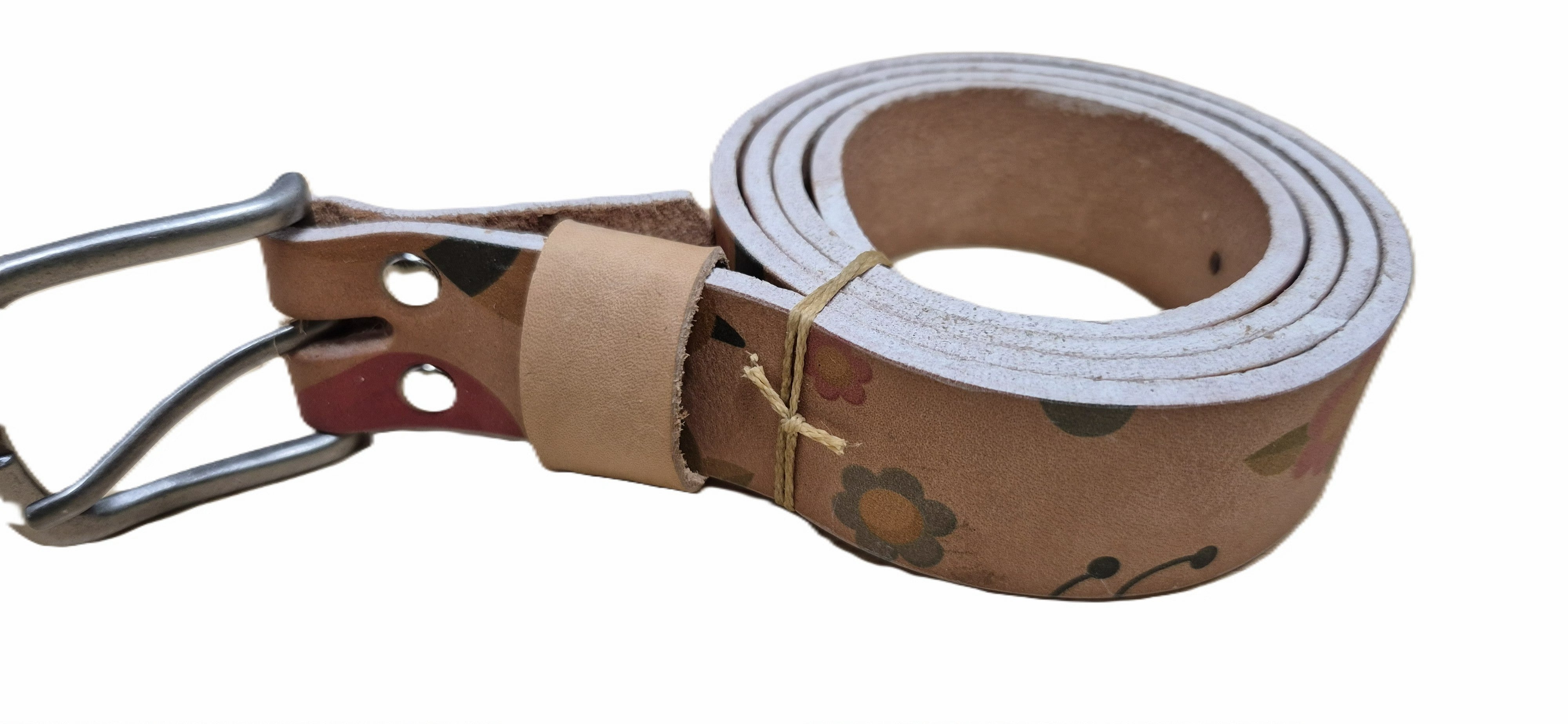 Ladies leather belt plain