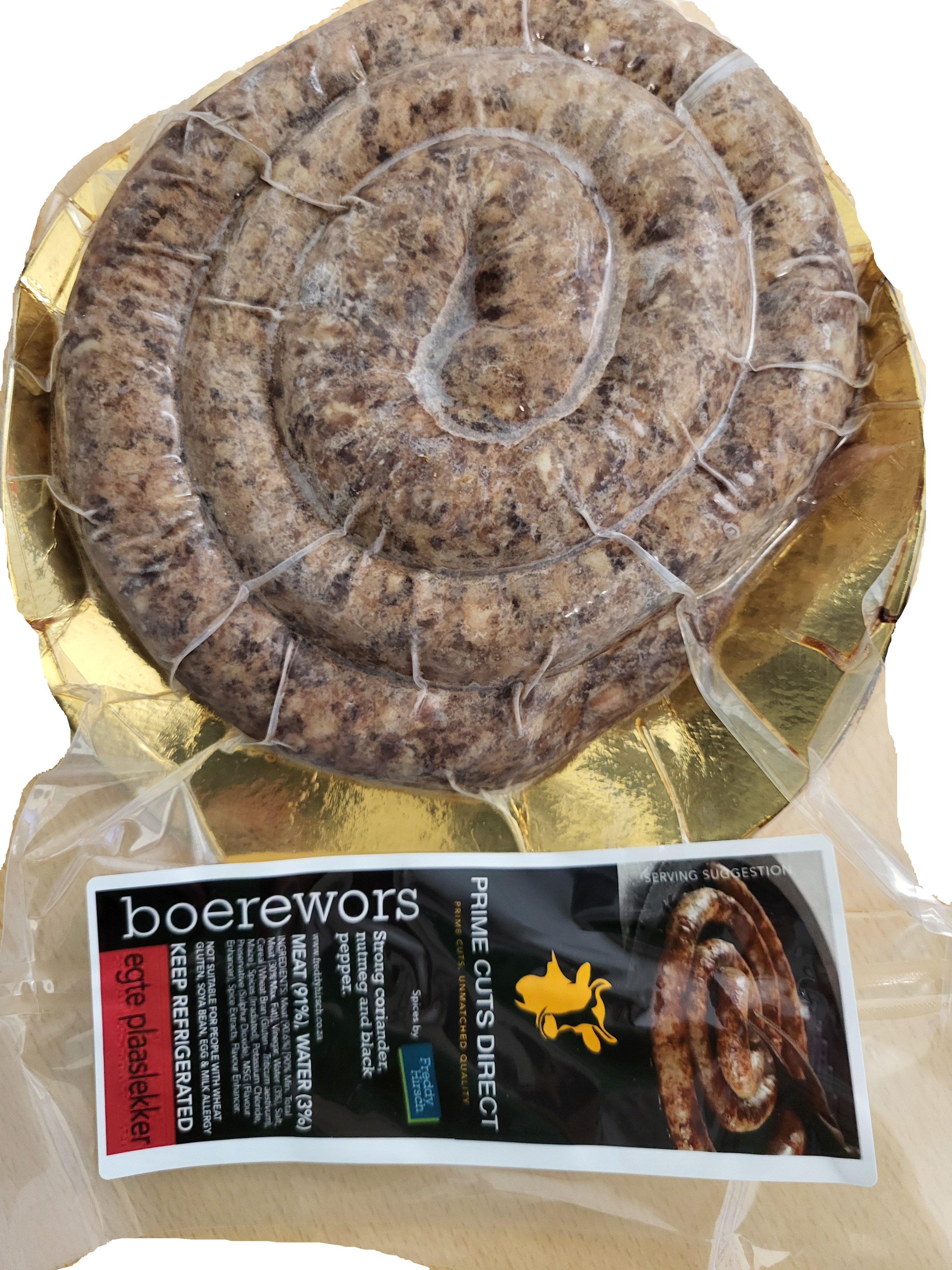 Boerewors plaaslekker