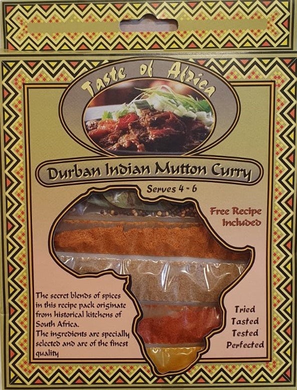 Taste Of Africa Durban Indian Mutton Curry