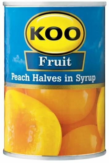 Koo Canned Fruit Peaches Halves