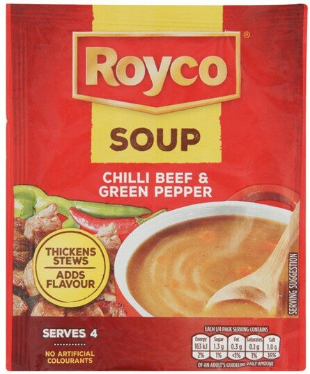 Royco Soup Chilli Beef and Green Pepper