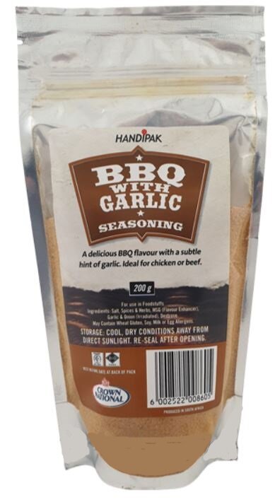 Crown National BBQ with Garlic Seasoning