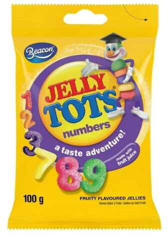 Jelly Tots Lick 'n Learn Numbers