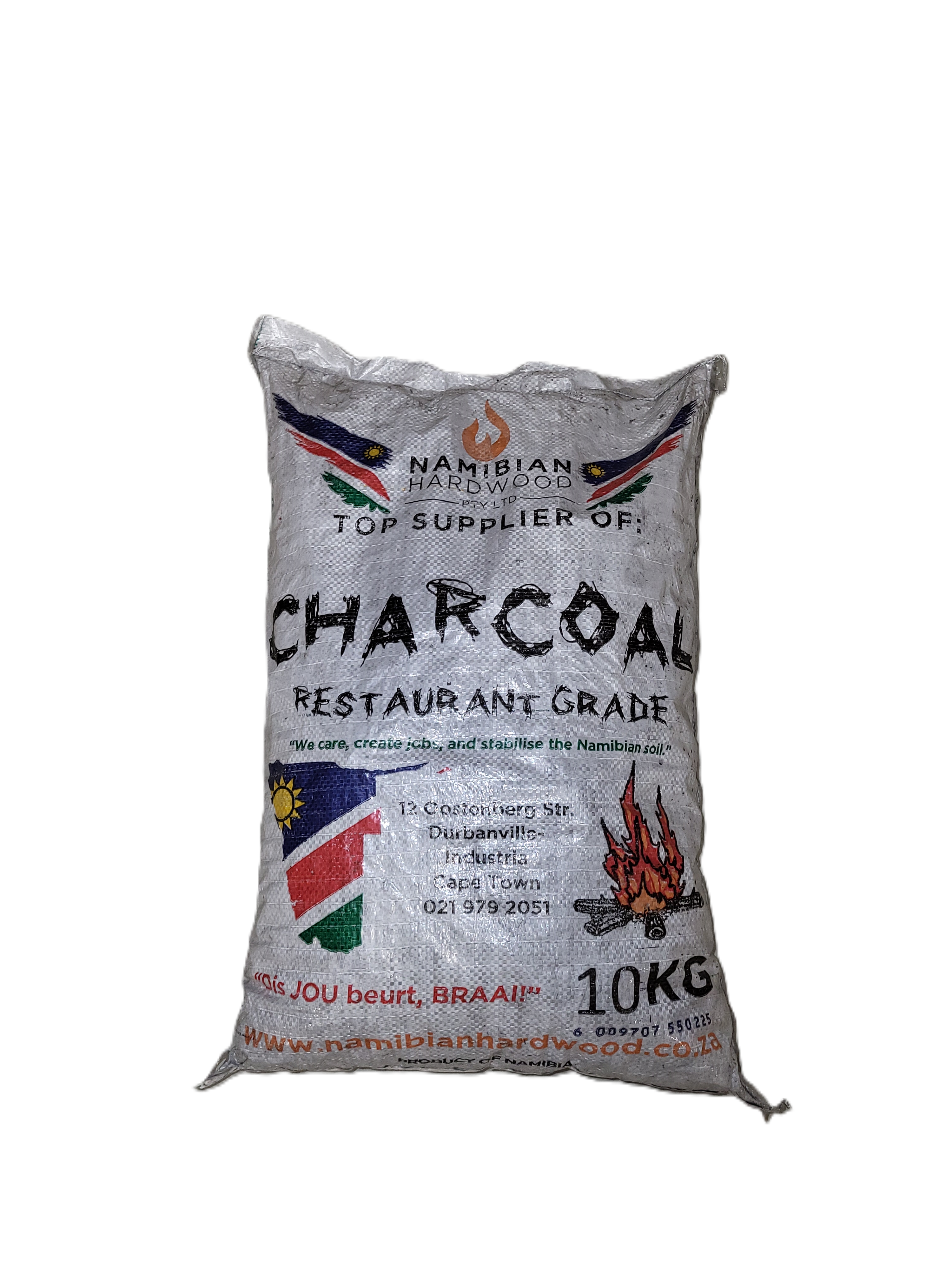 namibian hard wood char coal 10 kg