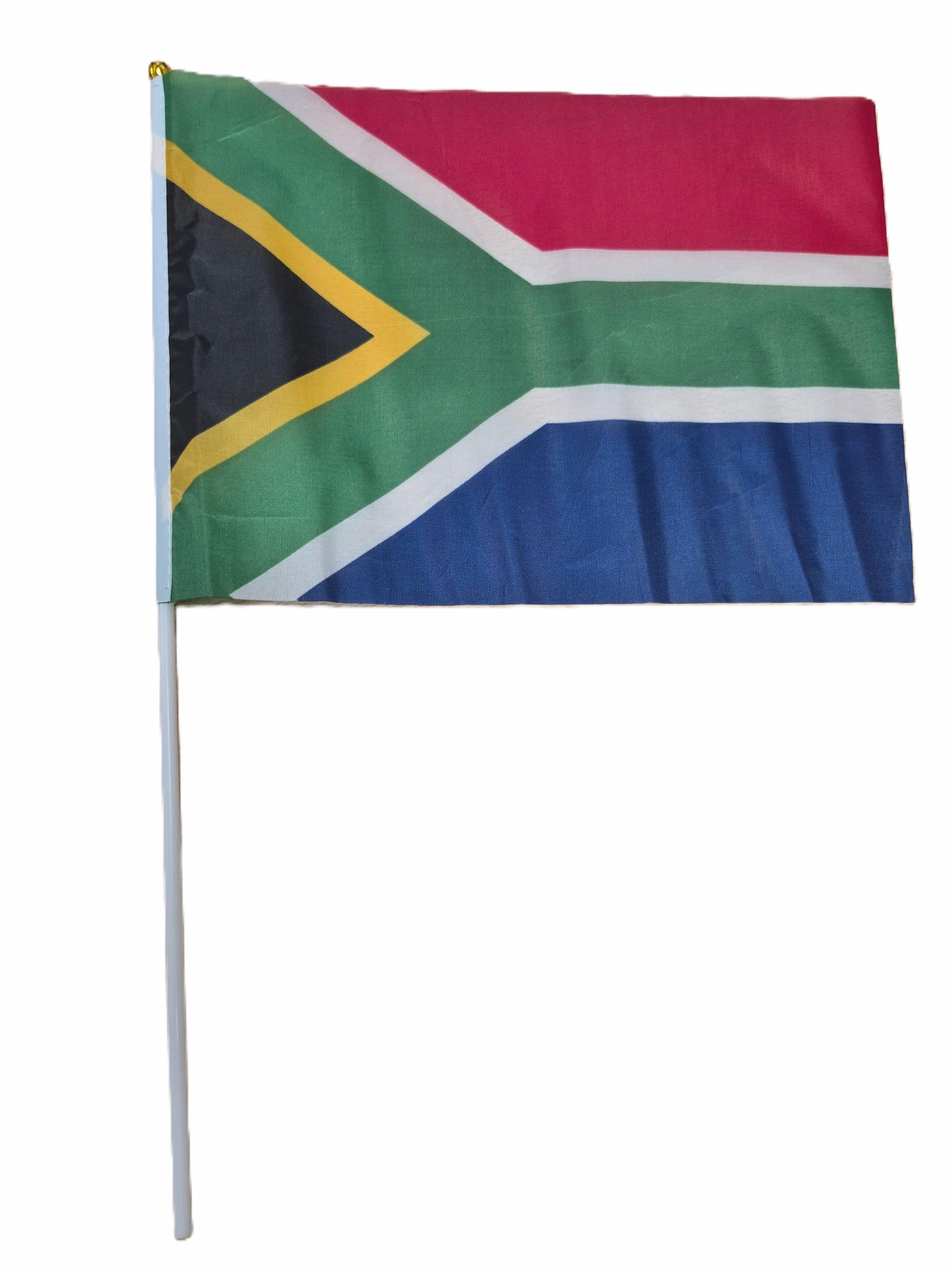 Small South African Flag on stick
