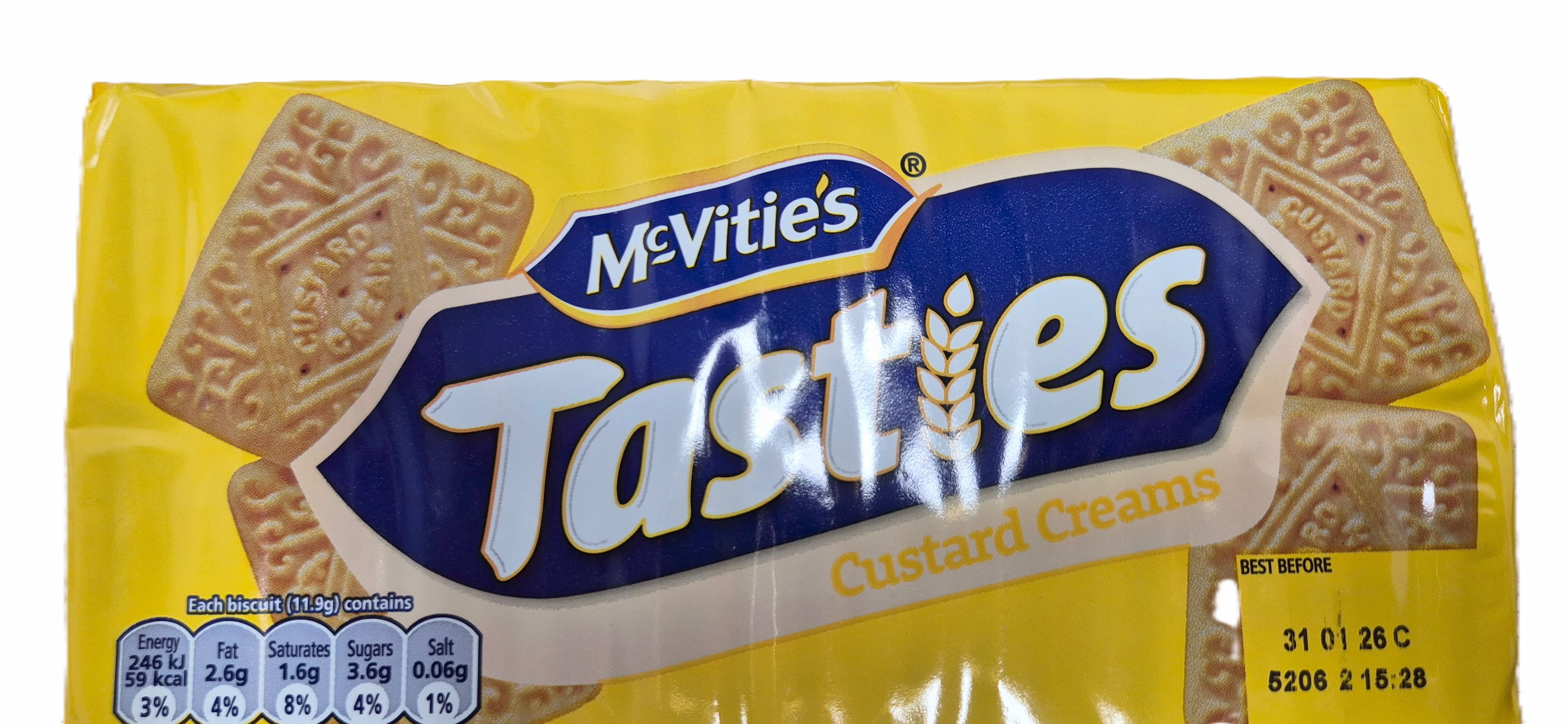 McVities Tasties custard creams