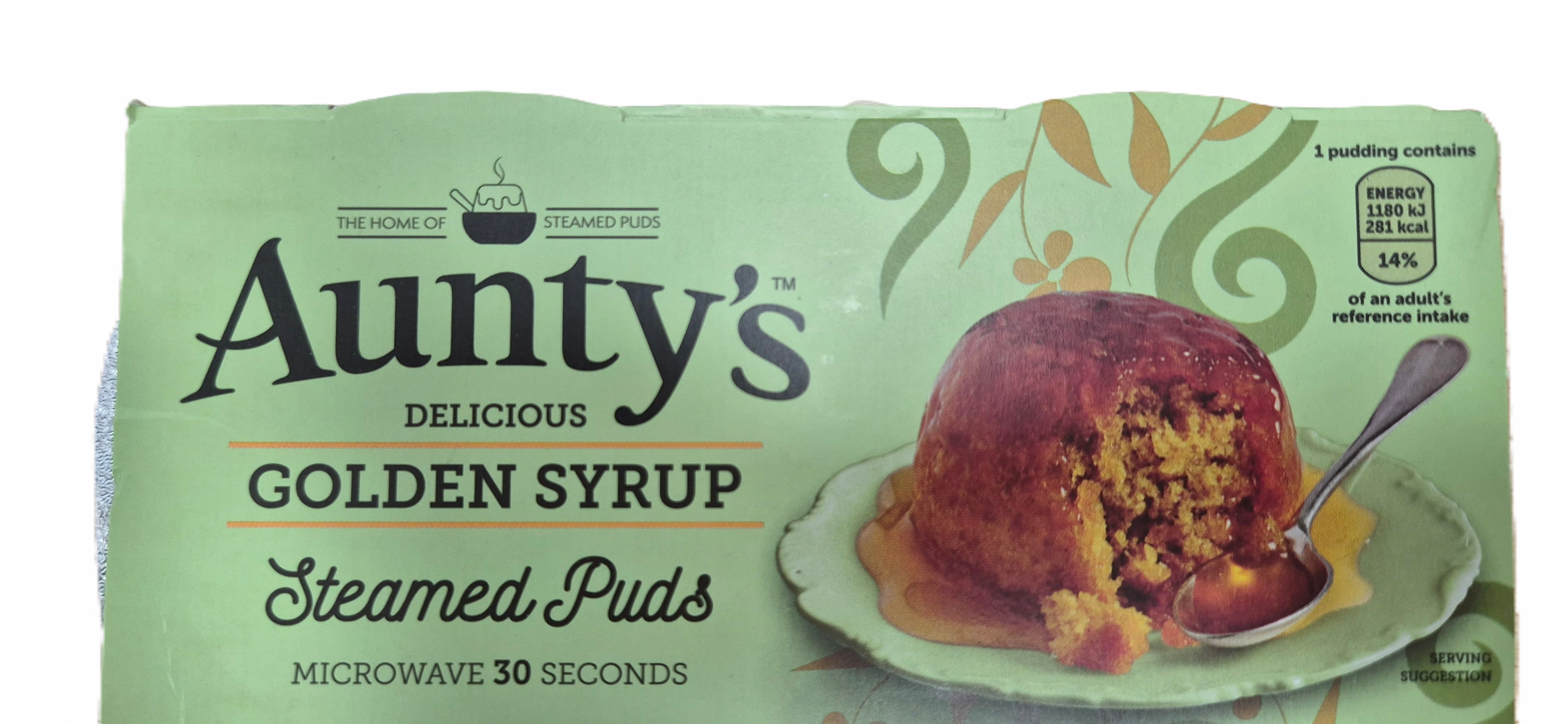 Aunty's Golden Syrup steamed puds