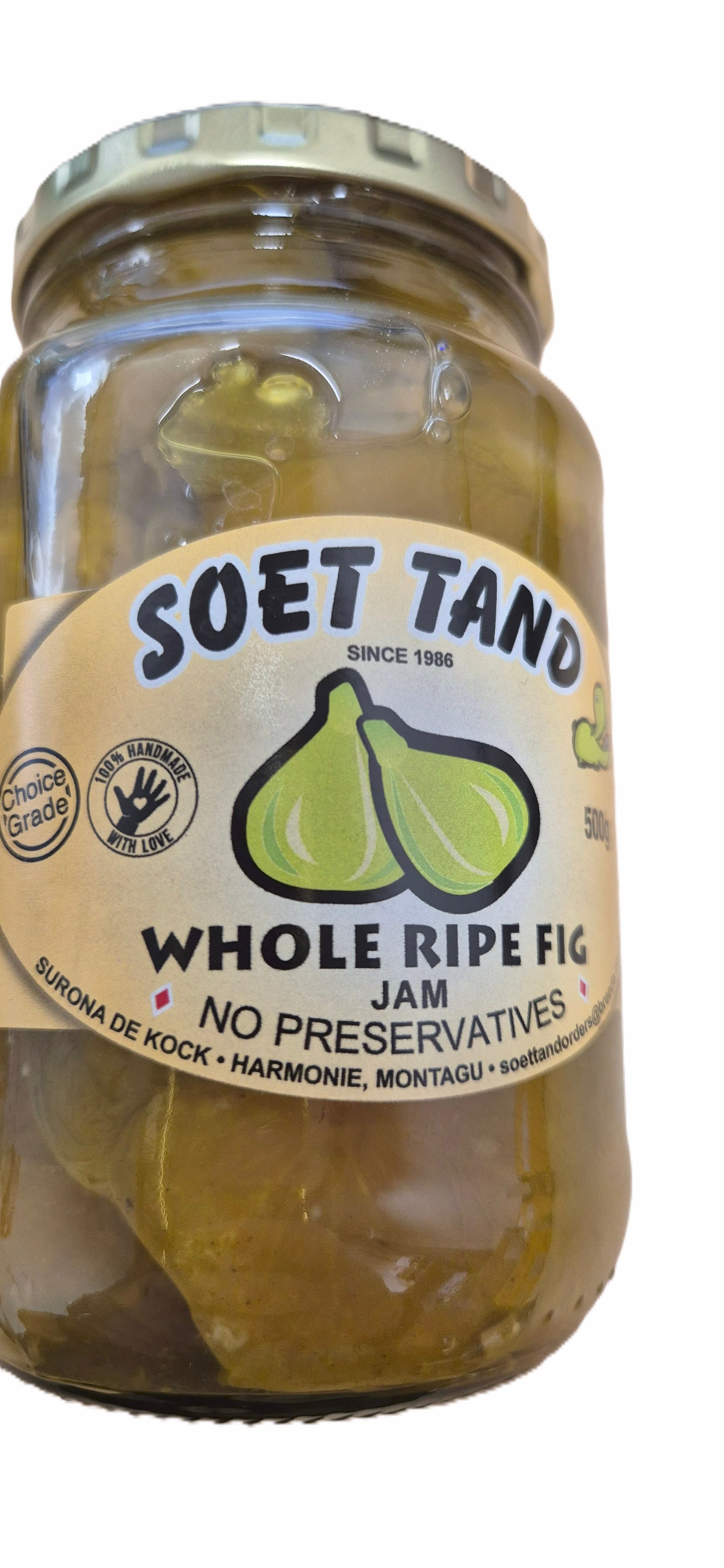 Soet Tand whole ripe fig jam