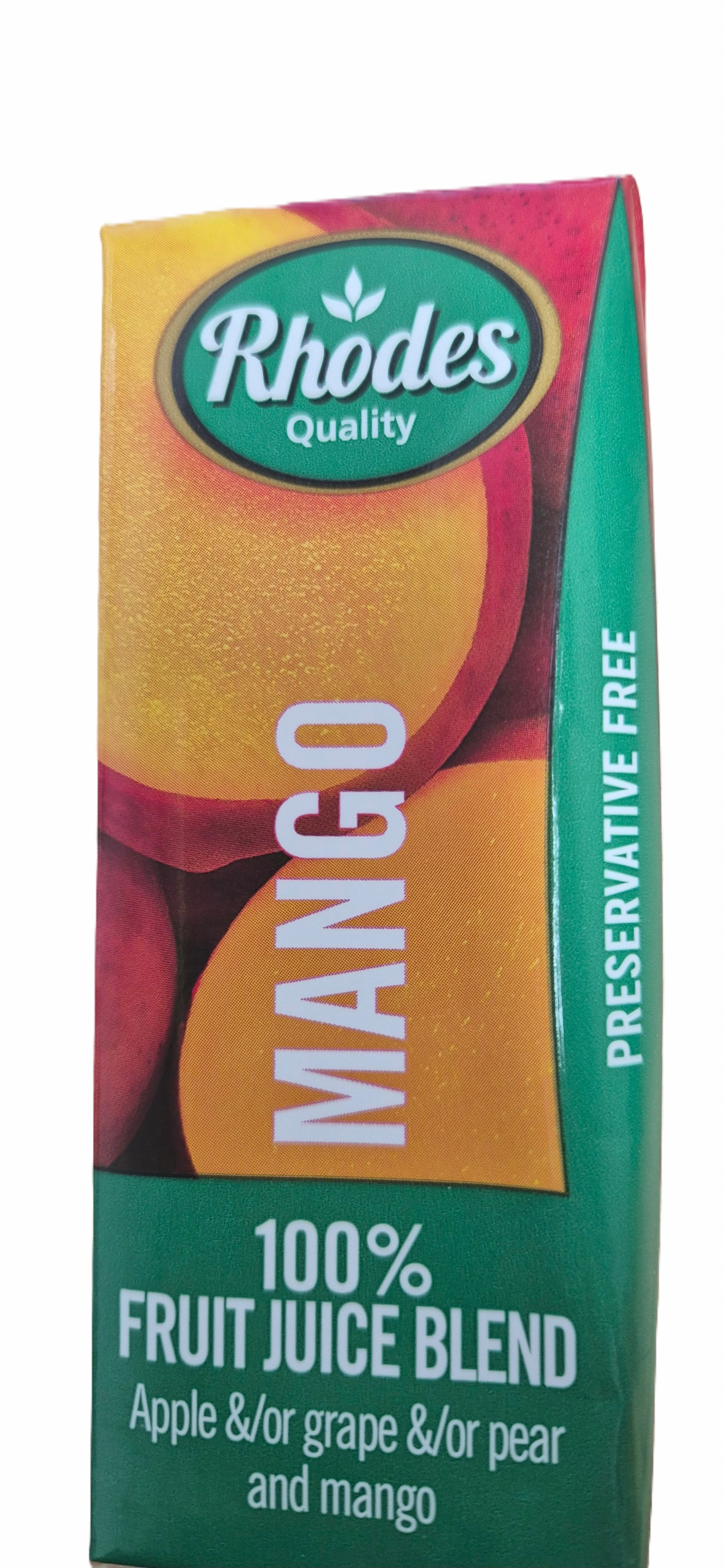 Rhodes mango juice
