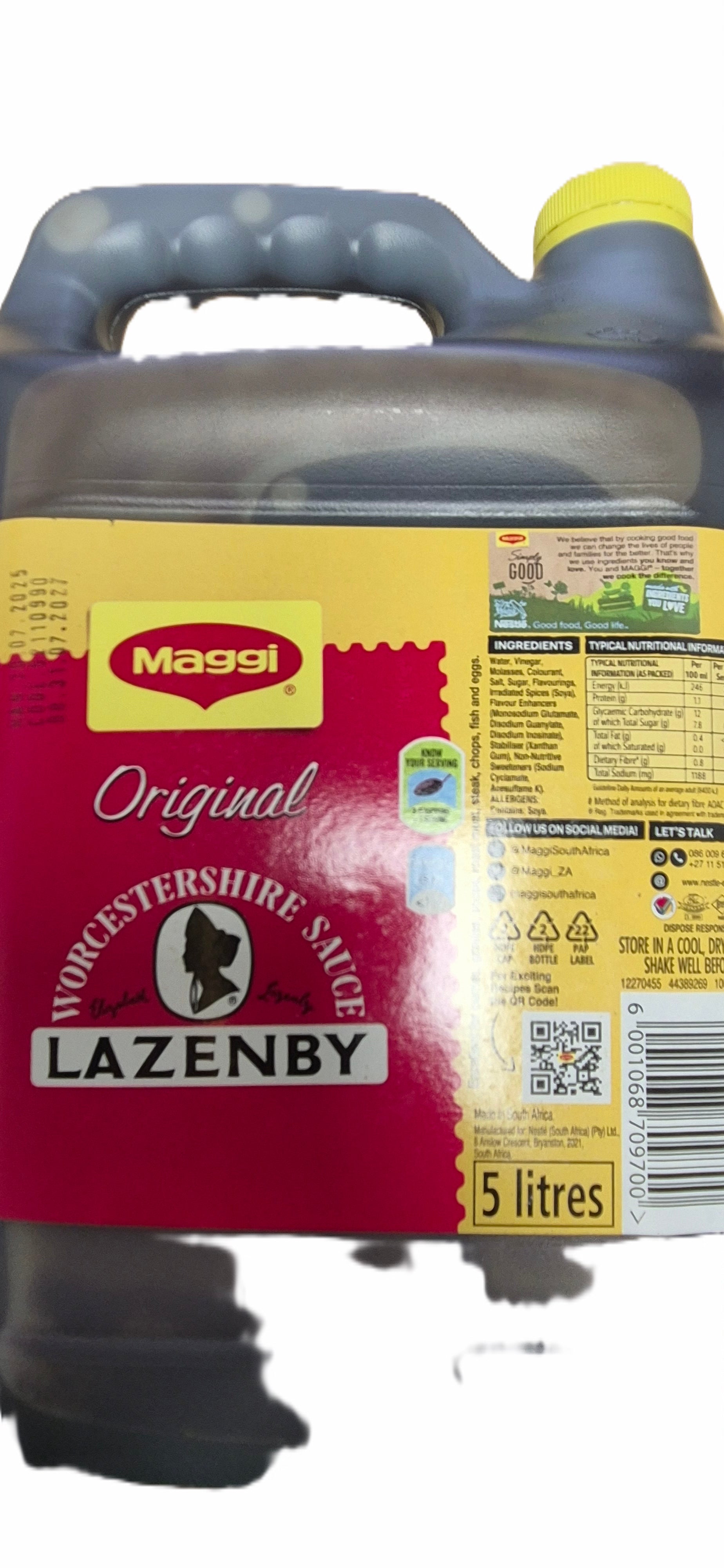 Maggi Lazenby Worcestershire sauce 5L