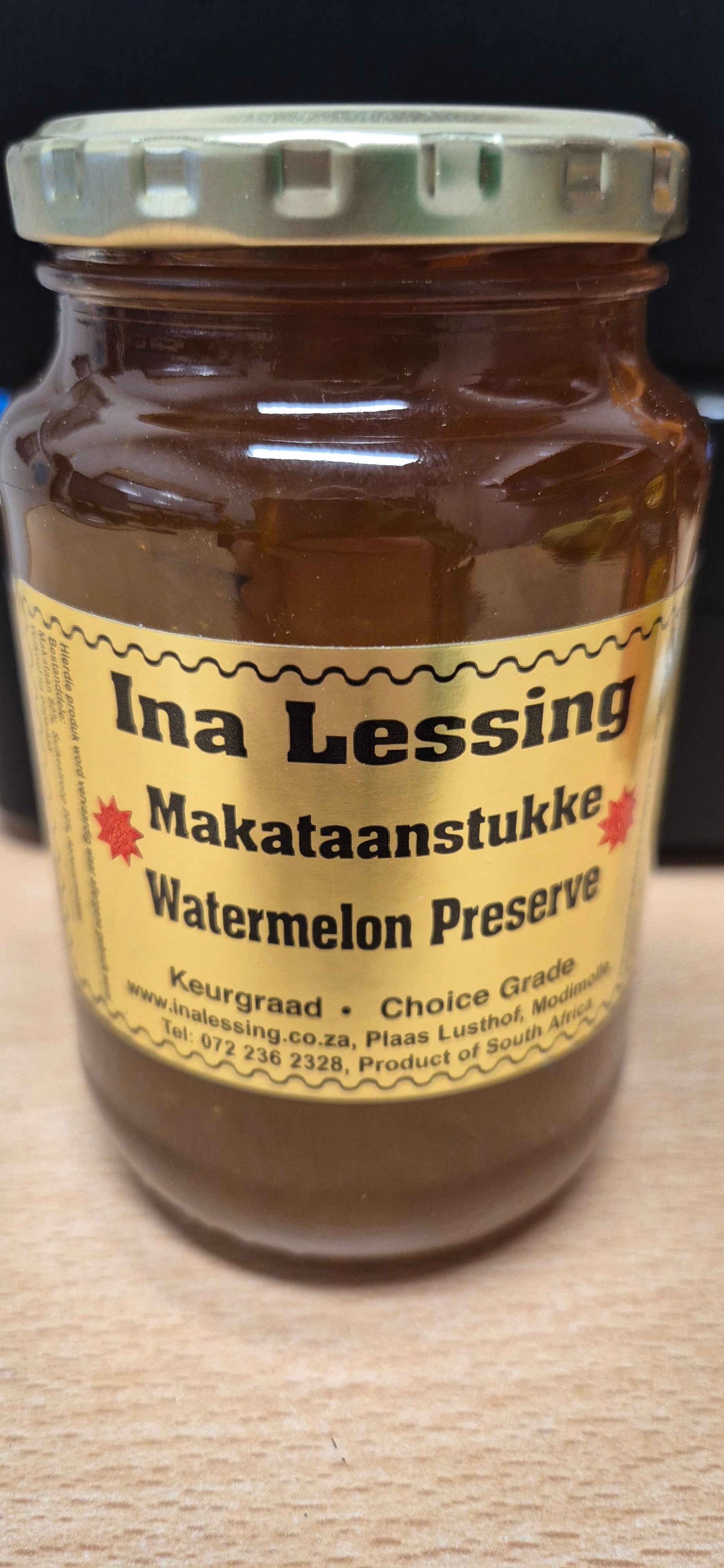 Ina Lessing Makataanstukke Watermelon Preserve