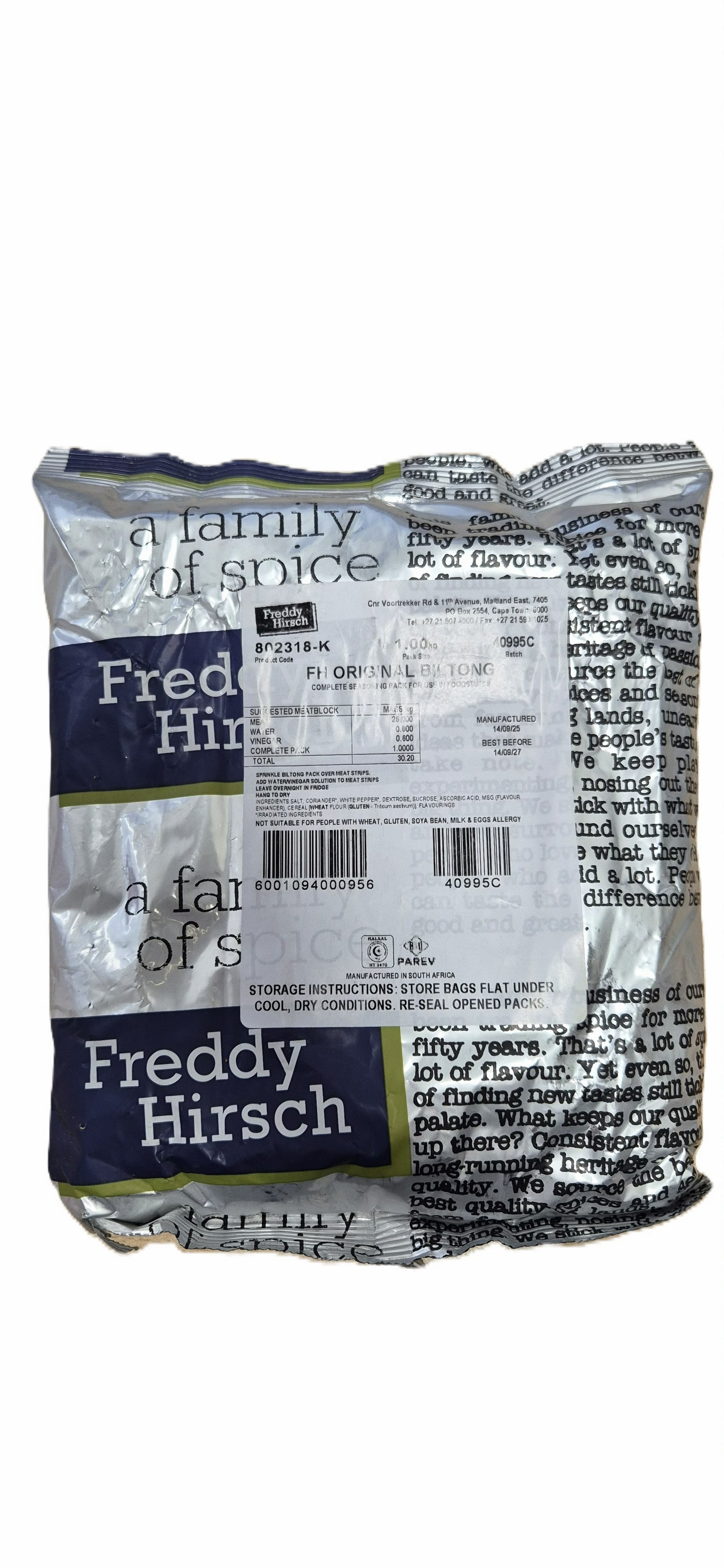 Freddy Hirsch Original Biltong