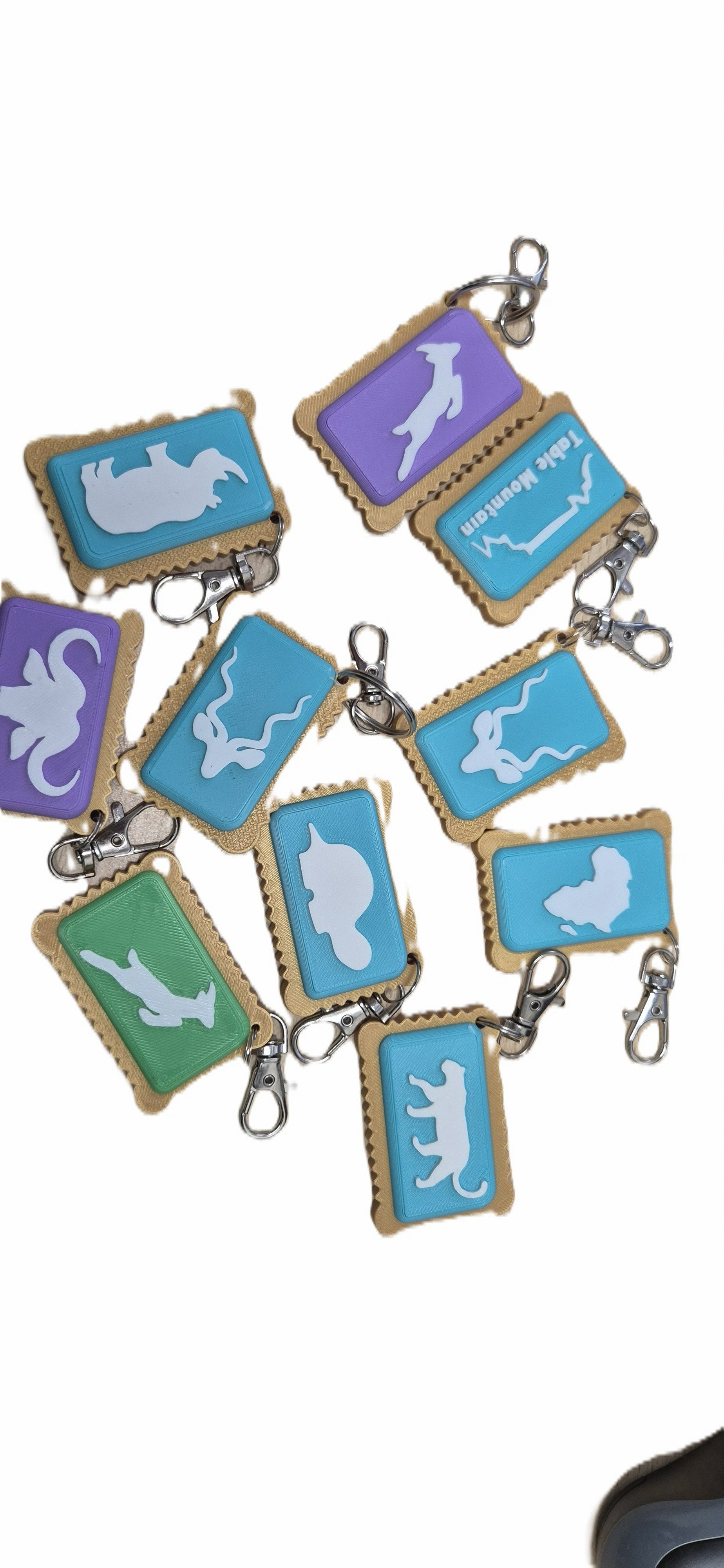 Iced Zoo Key Ring