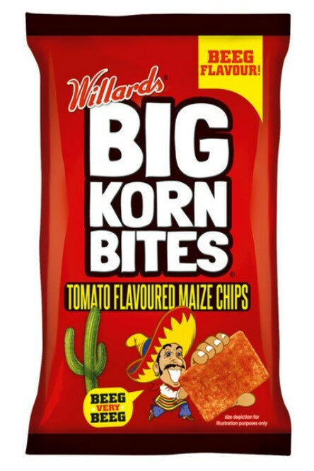 Willards Big Korn Bites  Tomato