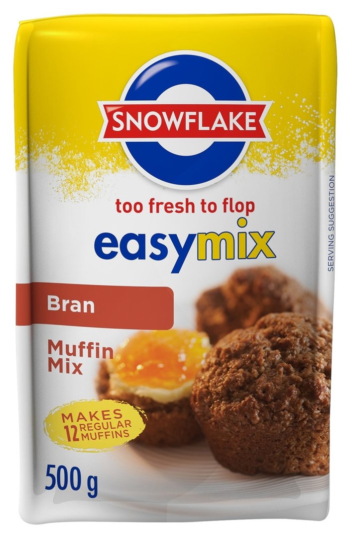 Snowflake Bran muffin mix