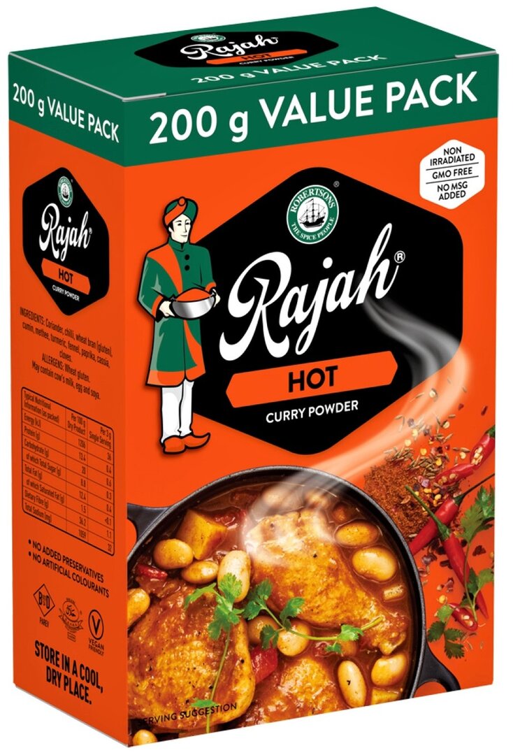 Rajah Curry Powder Hot groot