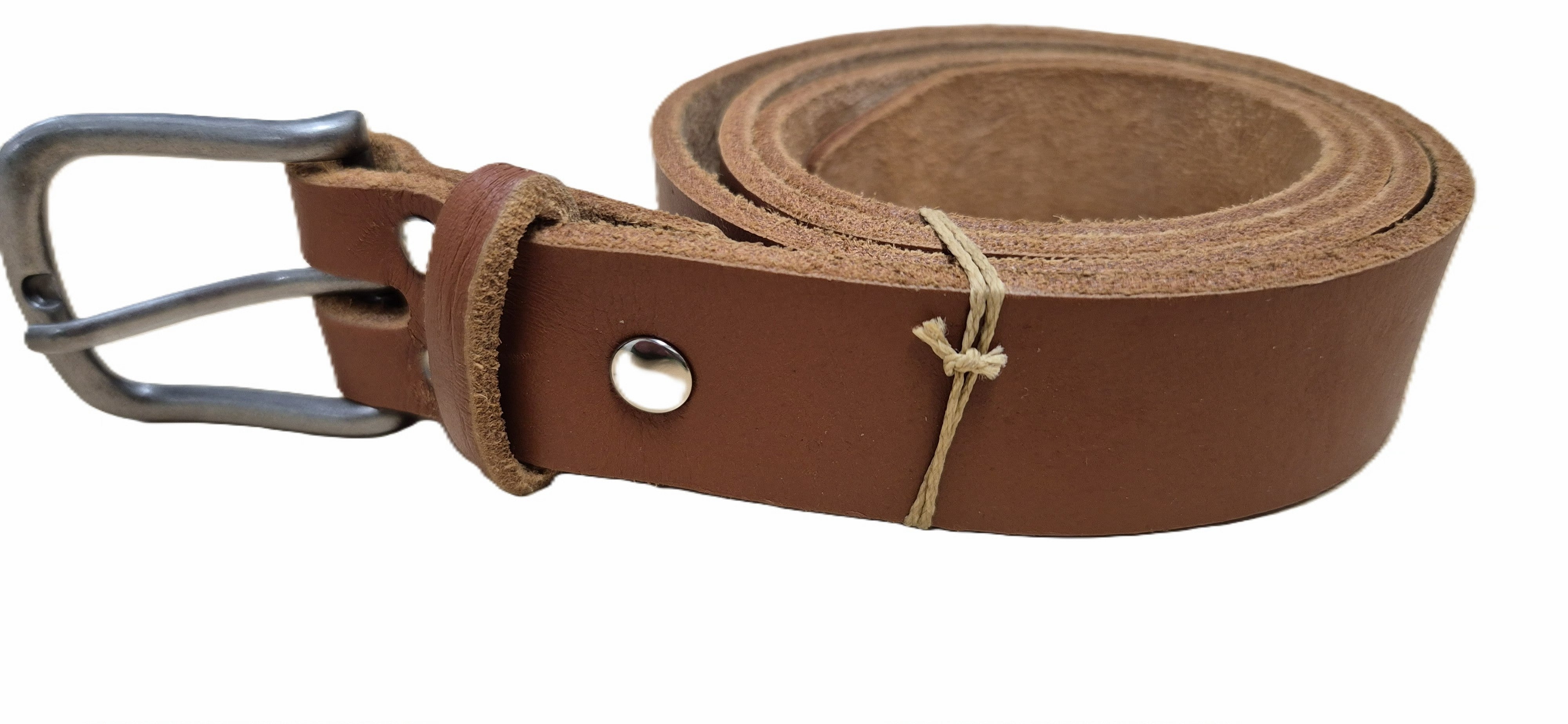 Ladies leather belt plain