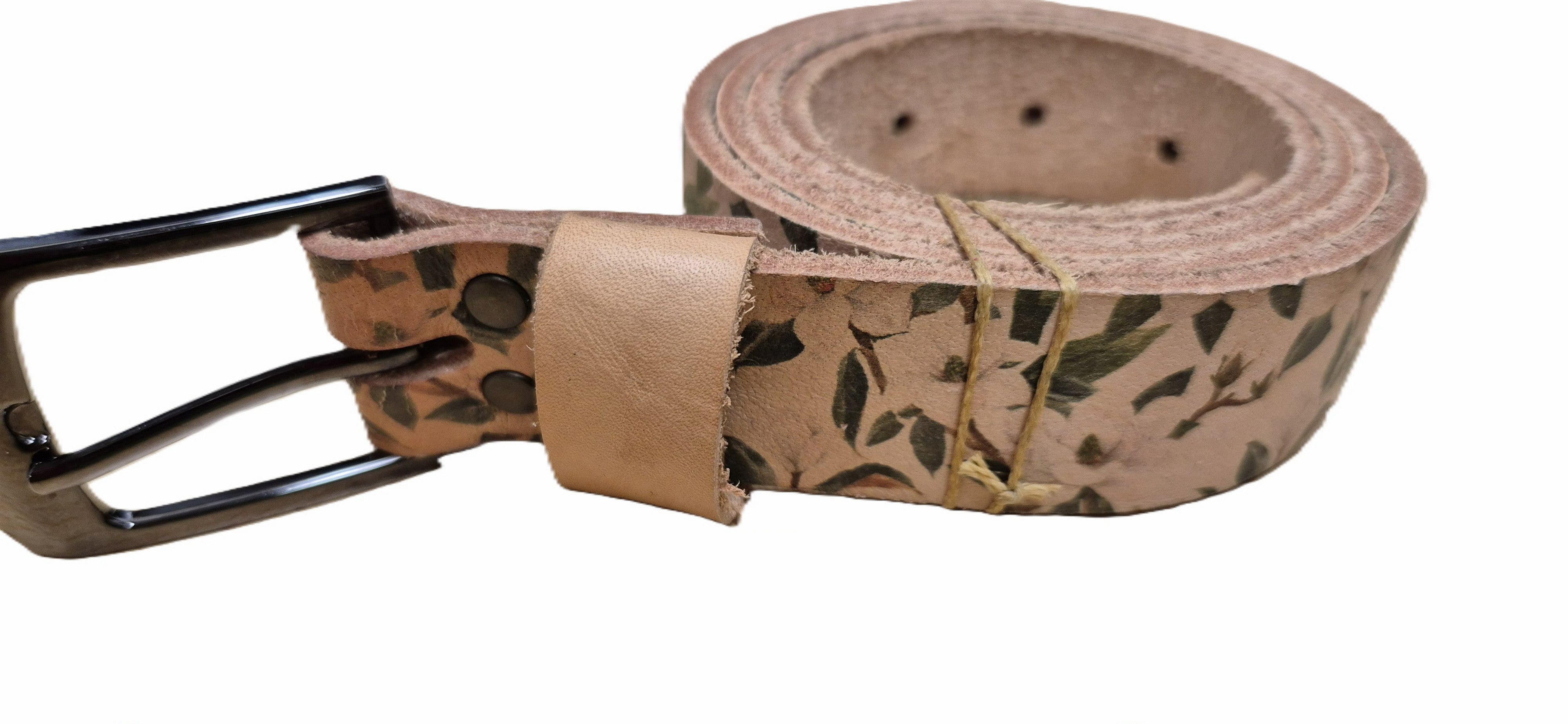 Ladies leather belt plain