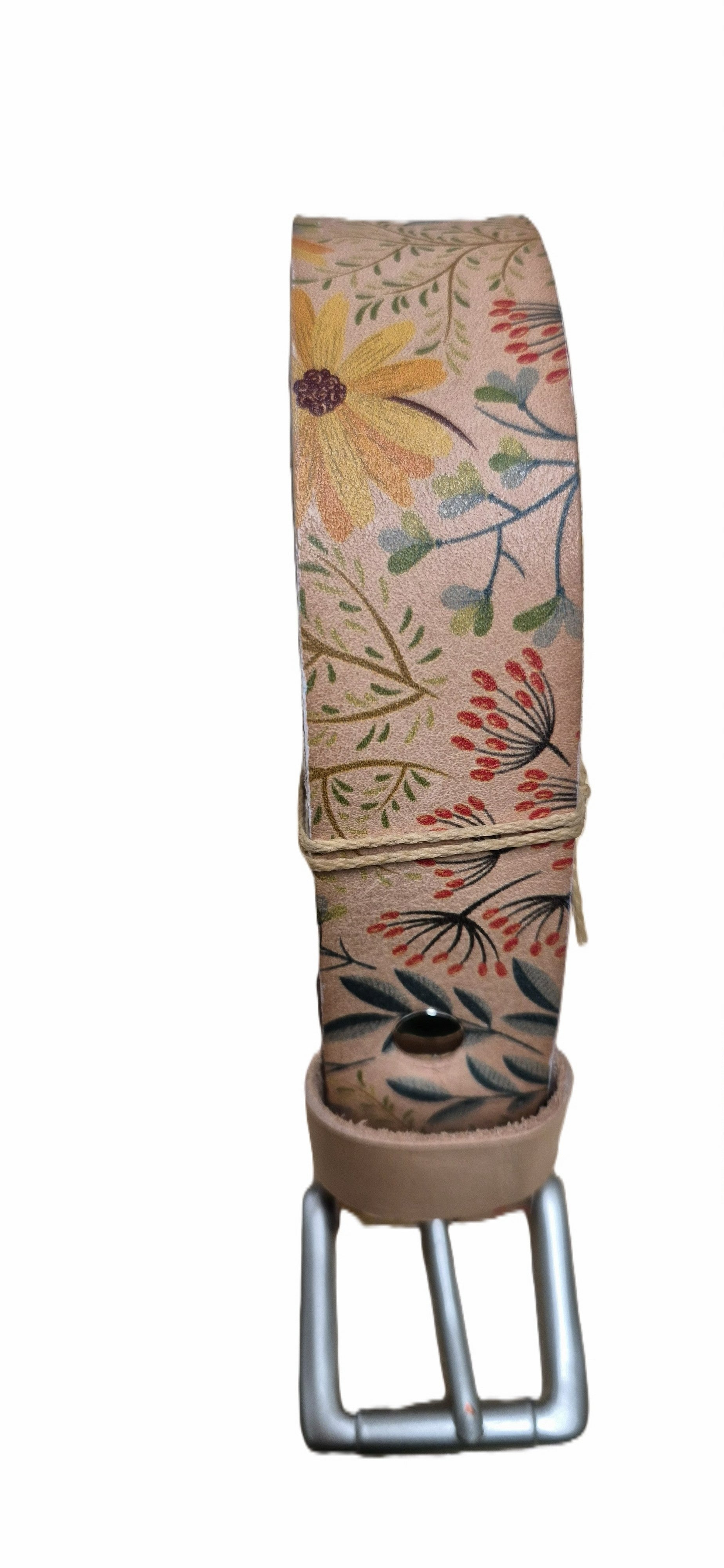 Ladies leather belt plain