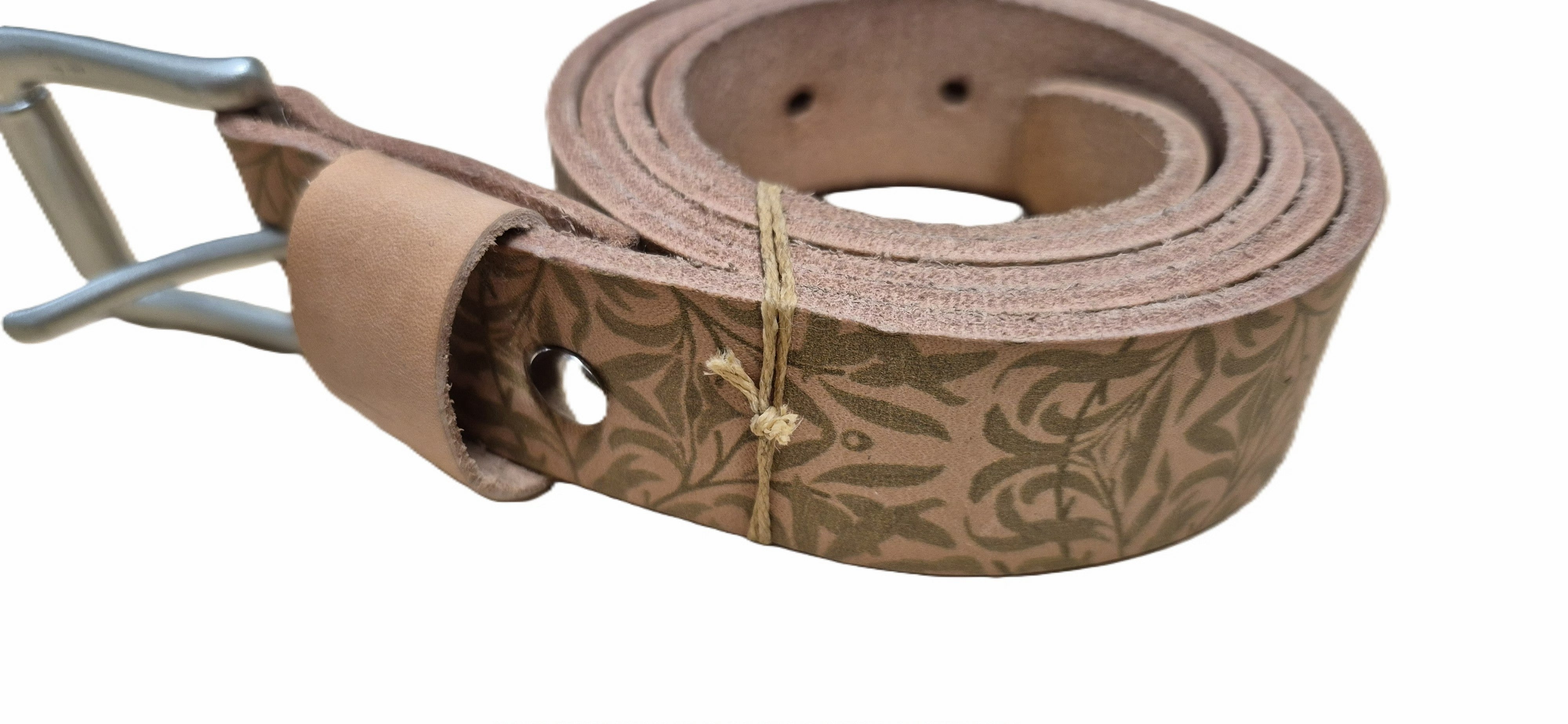 Ladies leather belt plain