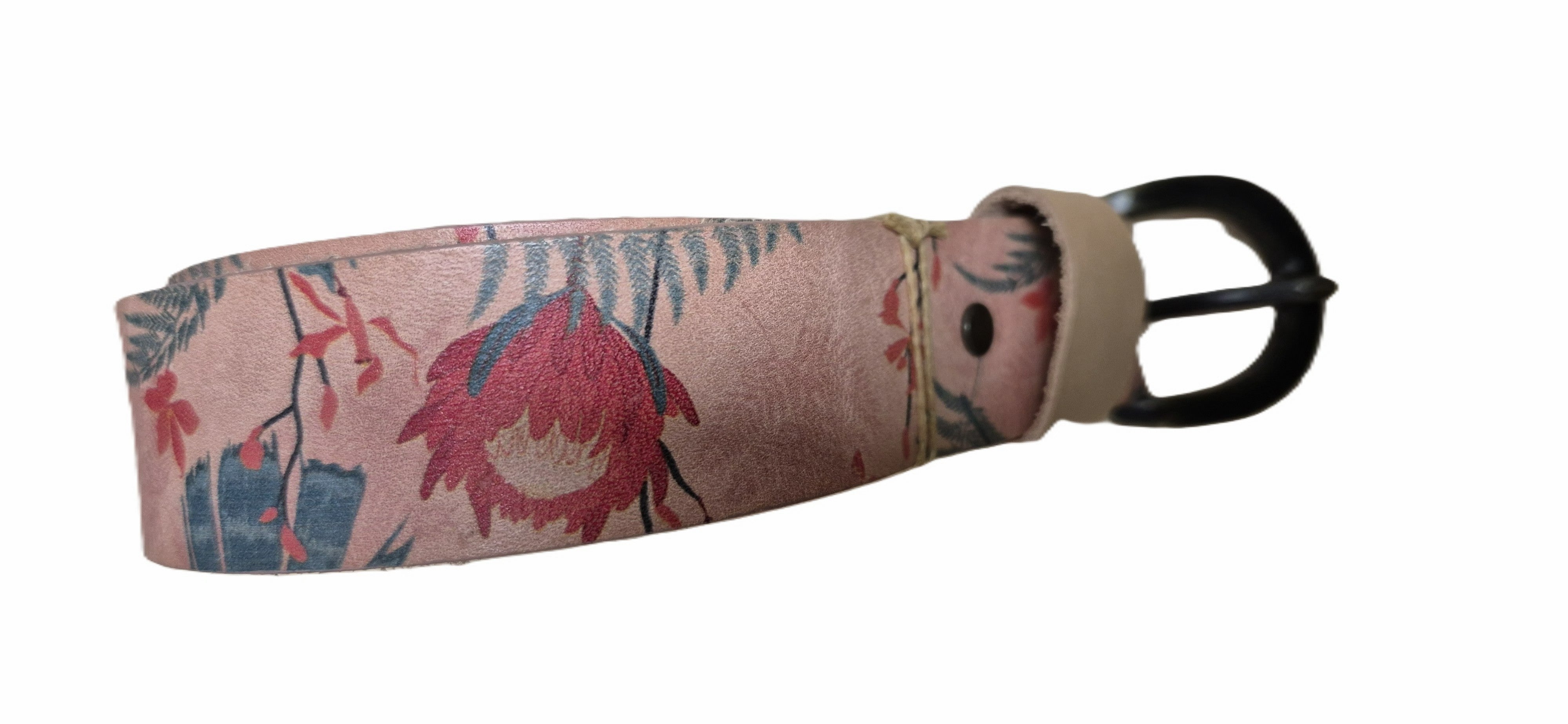 Ladies leather belt plain