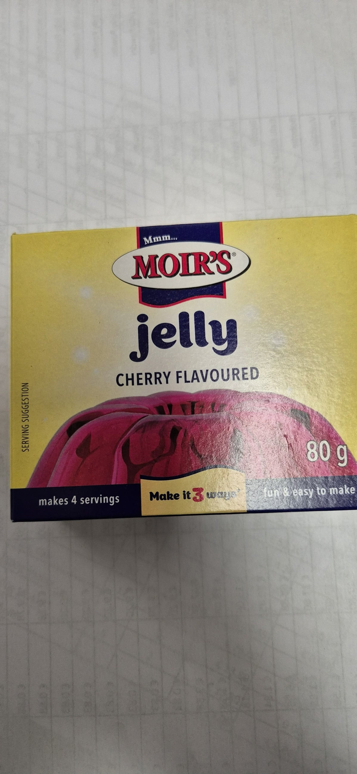 Moirs Jelly Powder  Cherry