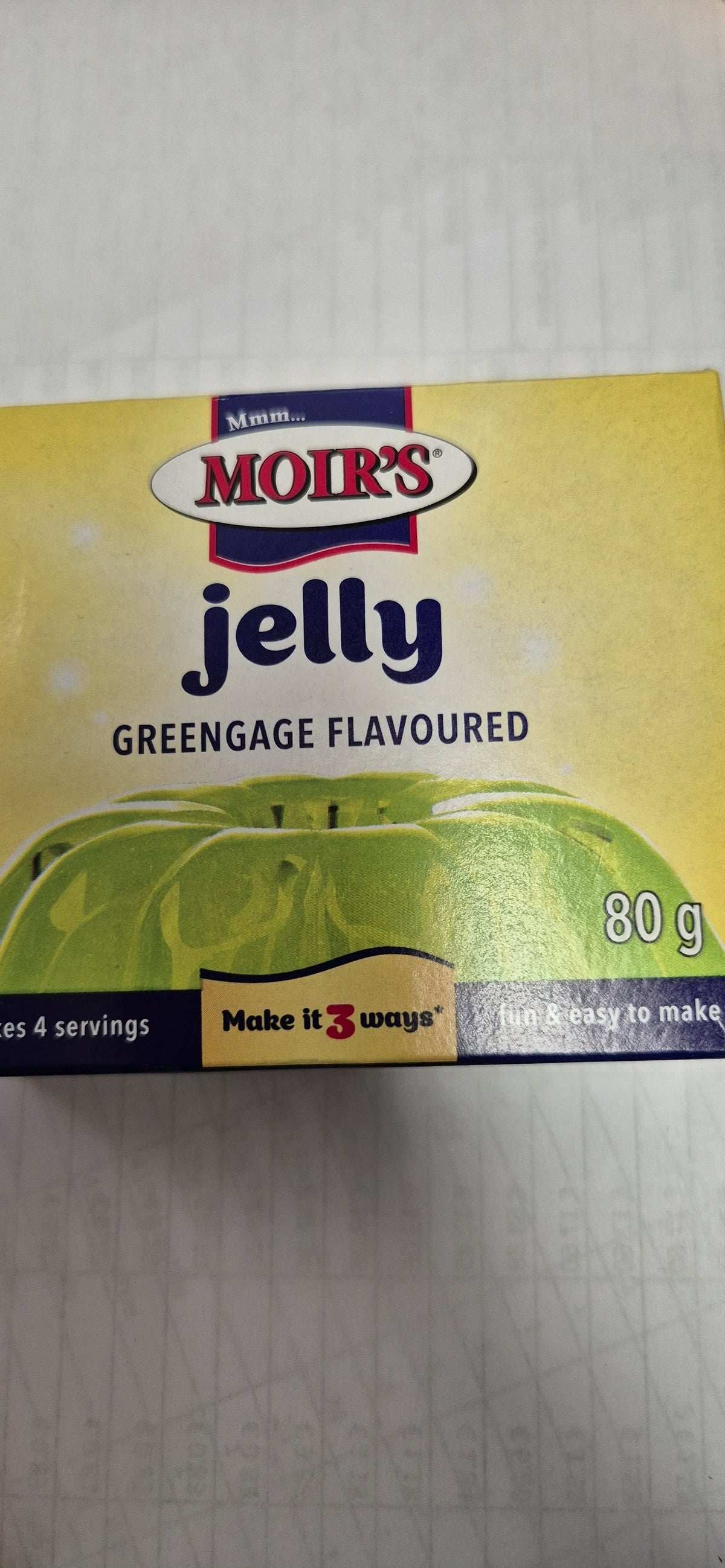 Moirs Jelly Powder  Greengage